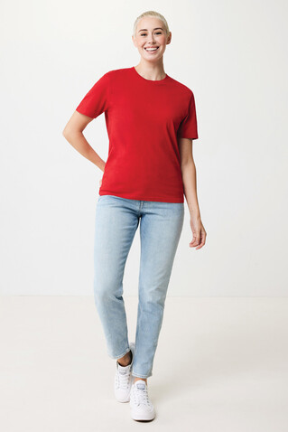 IQONIQ Sierra Lightweight T-Shirt aus recycelter Baumwolle rot bedrucken, Art.-Nr. T9104.029.XS