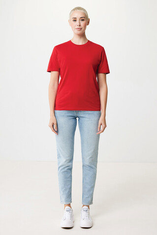 IQONIQ Sierra Lightweight T-Shirt aus recycelter Baumwolle rot bedrucken, Art.-Nr. T9104.029.XS