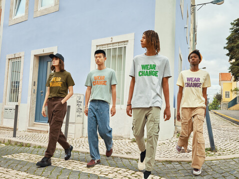 IQONIQ Sierra Lightweight T-Shirt aus recycelter Baumwolle khaki bedrucken, Art.-Nr. T9104.020.XS