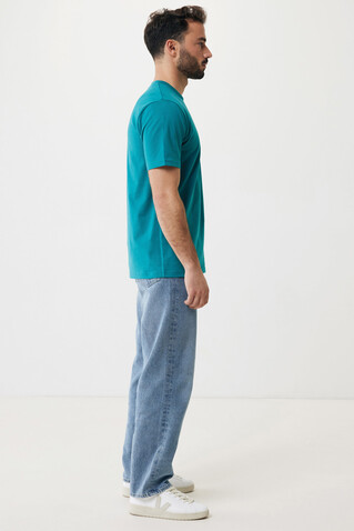 IQONIQ Sierra Lightweight T-Shirt aus recycelter Baumwolle verdigris bedrucken, Art.-Nr. T9104.009.XL