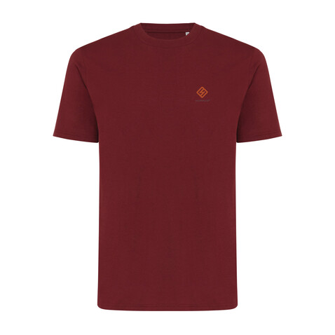 IQONIQ Sierra Lightweight T-Shirt aus recycelter Baumwolle burgunderrot bedrucken, Art.-Nr. T9104.007.XXS