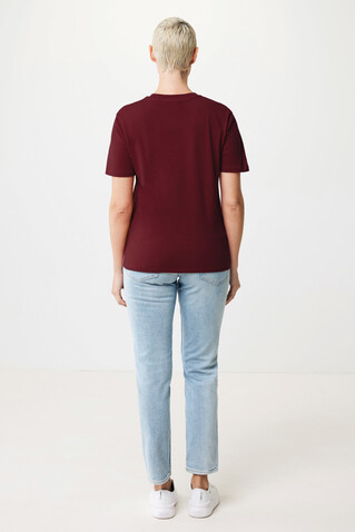 IQONIQ Sierra Lightweight T-Shirt aus recycelter Baumwolle burgunderrot bedrucken, Art.-Nr. T9104.007.XXS