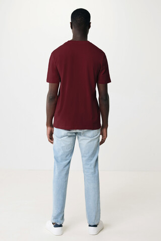 IQONIQ Sierra Lightweight T-Shirt aus recycelter Baumwolle burgunderrot bedrucken, Art.-Nr. T9104.007.XXS