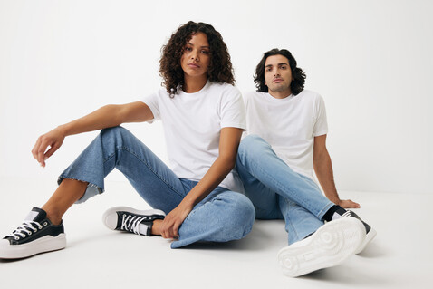 IQONIQ Sierra Lightweight T-Shirt aus recycelter Baumwolle recycled white bedrucken, Art.-Nr. T9104.004.L