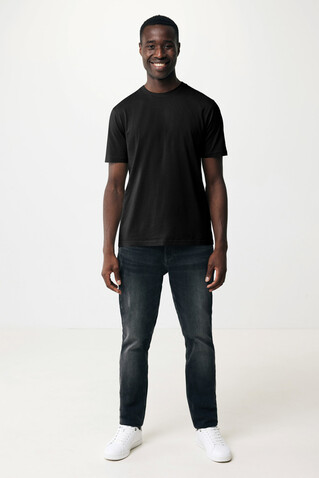 IQONIQ Sierra Lightweight T-Shirt aus recycelter Baumwolle schwarz bedrucken, Art.-Nr. T9104.001.XXL