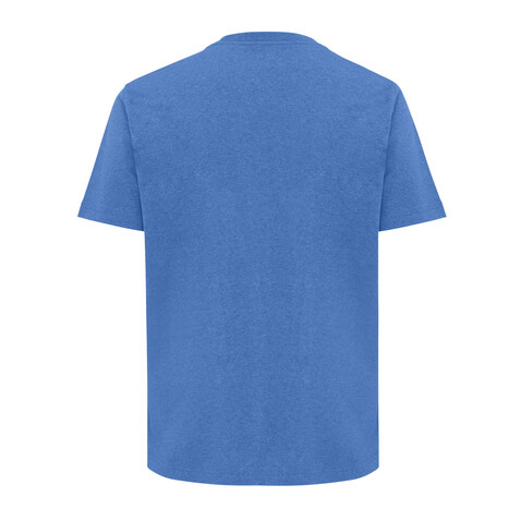 IQONIQ Teide T-Shirt aus recycelter Baumwolle heather blue bedrucken, Art.-Nr. T9105.024.L