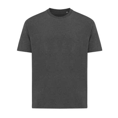 IQONIQ Teide T-Shirt aus recycelter Baumwolle heather anthracite bedrucken, Art.-Nr. T9105.014.XXS