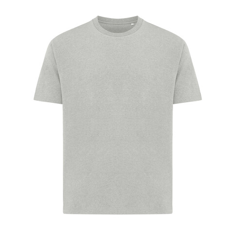 IQONIQ Teide T-Shirt aus recycelter Baumwolle heather grey bedrucken, Art.-Nr. T9105.013.XXXL