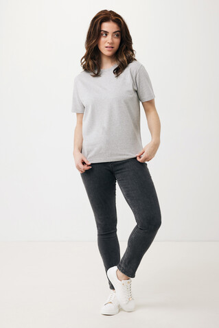 IQONIQ Teide T-Shirt aus recycelter Baumwolle heather grey bedrucken, Art.-Nr. T9105.013.XXXL