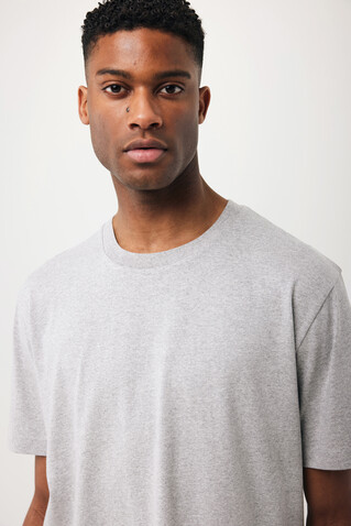 IQONIQ Teide T-Shirt aus recycelter Baumwolle heather grey bedrucken, Art.-Nr. T9105.013.XXXL