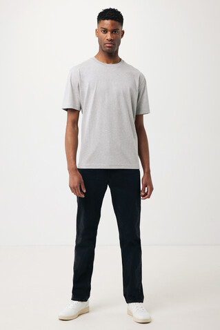 IQONIQ Teide T-Shirt aus recycelter Baumwolle heather grey bedrucken, Art.-Nr. T9105.013.XXXL