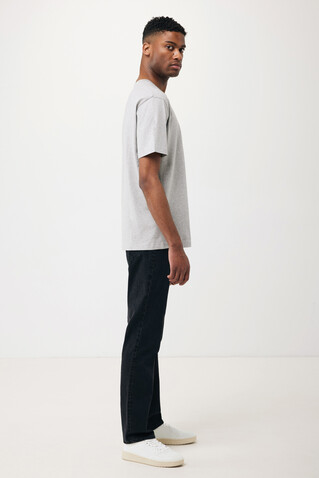 IQONIQ Teide T-Shirt aus recycelter Baumwolle heather grey bedrucken, Art.-Nr. T9105.013.XXXL