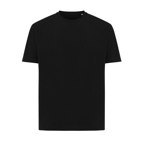 IQONIQ Teide T-Shirt aus recycelter Baumwolle schwarz bedrucken, Art.-Nr. T9105.001.4XL