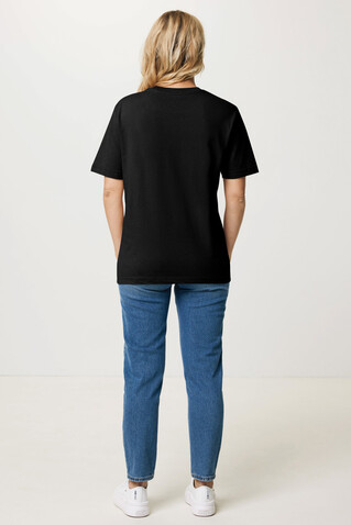 IQONIQ Teide T-Shirt aus recycelter Baumwolle schwarz bedrucken, Art.-Nr. T9105.001.4XL