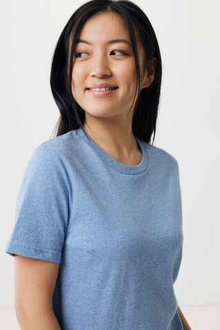 IQONIQ Brett T-Shirt aus recycelter Baumwolle light heather blue bedrucken, Art.-Nr. T9107.042.XXL IQONIQ Brett T-Shirt aus recycelter Baumwolle light heather blue bedrucken, Art.-Nr. T9107.042.XXL