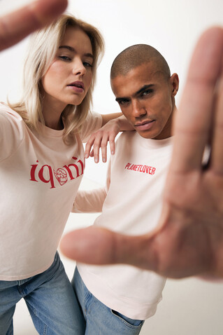 IQONIQ Brett T-Shirt aus recycelter Baumwolle cloud pink bedrucken, Art.-Nr. T9107.039.L