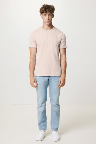IQONIQ Brett T-Shirt aus recycelter Baumwolle cloud pink bedrucken, Art.-Nr. T9107.039.L