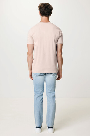 IQONIQ Brett T-Shirt aus recycelter Baumwolle cloud pink bedrucken, Art.-Nr. T9107.039.L