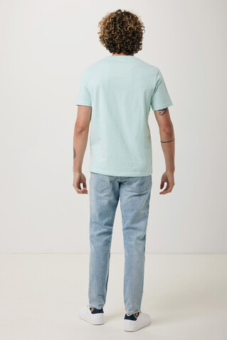IQONIQ Brett T-Shirt aus recycelter Baumwolle crushed mint bedrucken, Art.-Nr. T9107.037.XXL