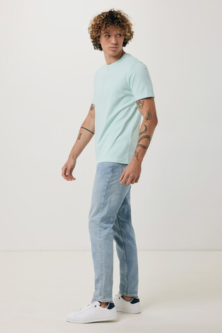 IQONIQ Brett T-Shirt aus recycelter Baumwolle crushed mint bedrucken, Art.-Nr. T9107.037.XXL