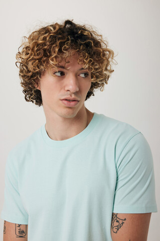 IQONIQ Brett T-Shirt aus recycelter Baumwolle crushed mint bedrucken, Art.-Nr. T9107.037.XXL