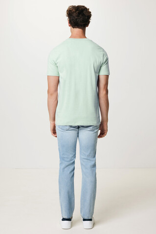 IQONIQ Brett T-Shirt aus recycelter Baumwolle crushed mint bedrucken, Art.-Nr. T9107.037.XXL