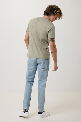 IQONIQ Brett T-Shirt aus recycelter Baumwolle light heather green bedrucken, Art.-Nr. T9107.033.L IQONIQ Brett T-Shirt aus recycelter Baumwolle light heather green bedrucken, Art.-Nr. T9107.033.L