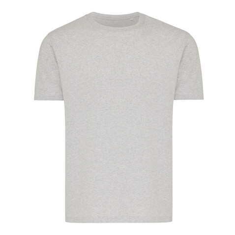 IQONIQ Brett T-Shirt aus recycelter Baumwolle light heather grey bedrucken, Art.-Nr. T9107.032.L