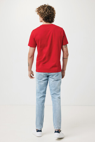 IQONIQ Brett T-Shirt aus recycelter Baumwolle rot bedrucken, Art.-Nr. T9107.029.XS