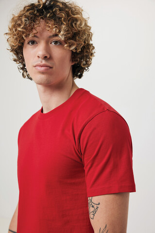 IQONIQ Brett T-Shirt aus recycelter Baumwolle rot bedrucken, Art.-Nr. T9107.029.XS