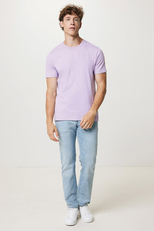 IQONIQ Brett T-Shirt aus recycelter Baumwolle lavender bedrucken, Art.-Nr. T9107.011.XS