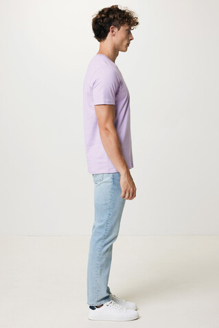 IQONIQ Brett T-Shirt aus recycelter Baumwolle lavender bedrucken, Art.-Nr. T9107.011.XS