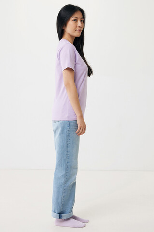 IQONIQ Brett T-Shirt aus recycelter Baumwolle lavender bedrucken, Art.-Nr. T9107.011.XS