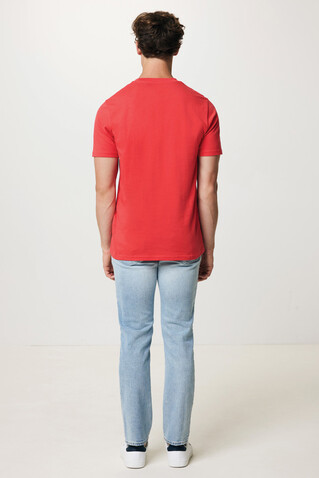 IQONIQ Brett T-Shirt aus recycelter Baumwolle luscious red bedrucken, Art.-Nr. T9107.008.XXXL
