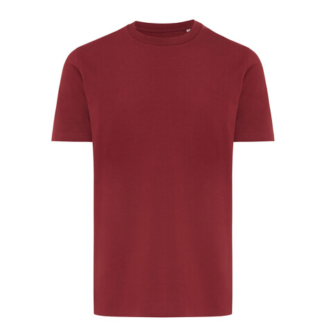 IQONIQ Brett T-Shirt aus recycelter Baumwolle burgunderrot bedrucken, Art.-Nr. T9107.007.S