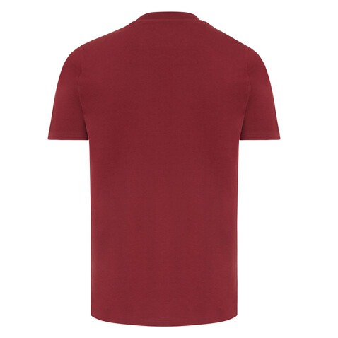 IQONIQ Brett T-Shirt aus recycelter Baumwolle burgunderrot bedrucken, Art.-Nr. T9107.007.S