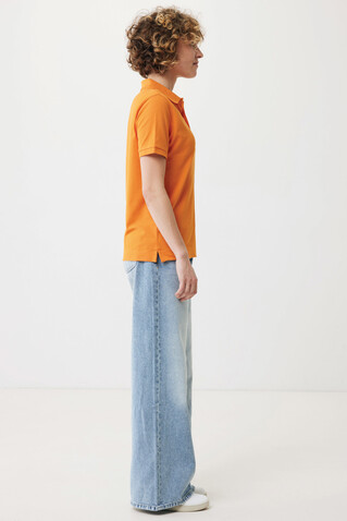 IQONIQ Yosemite Piqué-Poloshirt aus recycelter Baumwolle orange bedrucken, Art.-Nr. T9200.044.XXL