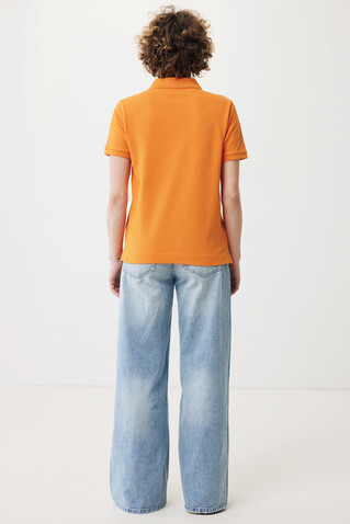 IQONIQ Yosemite Piqué-Poloshirt aus recycelter Baumwolle orange bedrucken, Art.-Nr. T9200.044.XXL