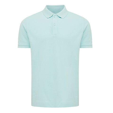IQONIQ Yosemite Piqué-Poloshirt aus recycelter Baumwolle crushed mint bedrucken, Art.-Nr. T9200.037.M