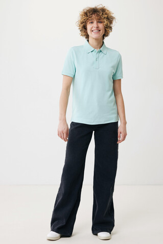 IQONIQ Yosemite Piqué-Poloshirt aus recycelter Baumwolle crushed mint bedrucken, Art.-Nr. T9200.037.M
