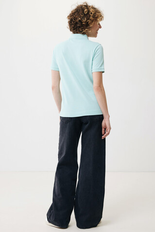 IQONIQ Yosemite Piqué-Poloshirt aus recycelter Baumwolle crushed mint bedrucken, Art.-Nr. T9200.037.M