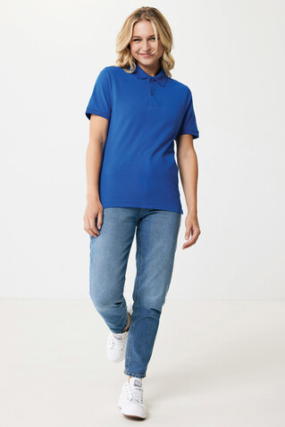 IQONIQ Yosemite Piqué-Poloshirt aus recycelter Baumwolle Königsblau bedrucken, Art.-Nr. T9200.025.4XL
