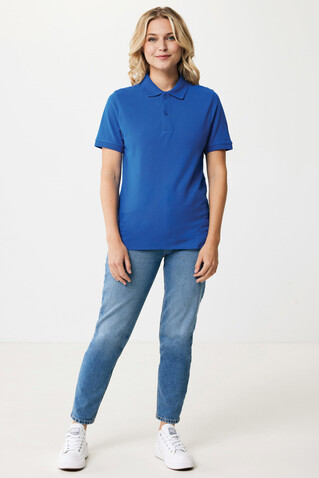 IQONIQ Yosemite Piqué-Poloshirt aus recycelter Baumwolle Königsblau bedrucken, Art.-Nr. T9200.025.4XL