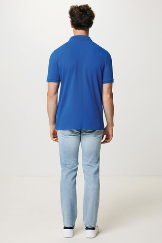 IQONIQ Yosemite Piqué-Poloshirt aus recycelter Baumwolle Königsblau bedrucken, Art.-Nr. T9200.025.4XL