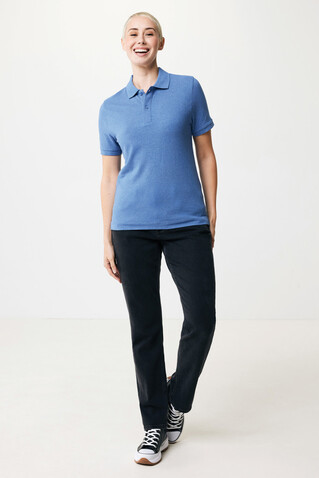 IQONIQ Yosemite Piqué-Poloshirt aus recycelter Baumwolle heather blue bedrucken, Art.-Nr. T9200.024.XXL IQONIQ Yosemite Piqué-Poloshirt aus recycelter Baumwolle heather blue bedrucken, Art.-Nr. T9200.024.XXL