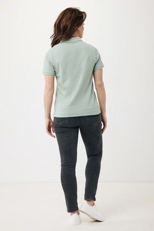 IQONIQ Yosemite Piqué-Poloshirt aus recycelter Baumwolle Iceberg green bedrucken, Art.-Nr. T9200.023.5XL