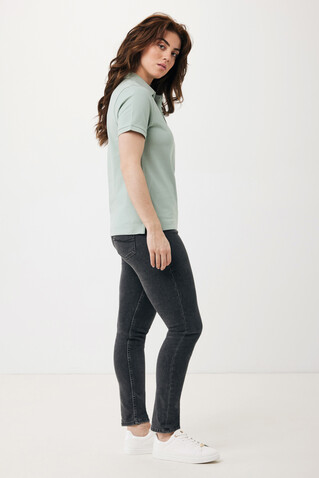 IQONIQ Yosemite Piqué-Poloshirt aus recycelter Baumwolle Iceberg green bedrucken, Art.-Nr. T9200.023.5XL