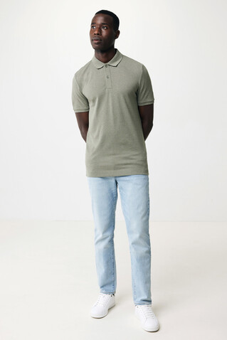 IQONIQ Yosemite Piqué-Poloshirt aus recycelter Baumwolle heather green bedrucken, Art.-Nr. T9200.015.5XL IQONIQ Yosemite Piqué-Poloshirt aus recycelter Baumwolle heather green bedrucken, Art.-Nr. T9200.015.5XL