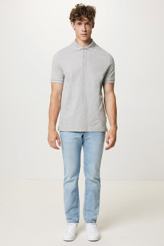 IQONIQ Yosemite Piqué-Poloshirt aus recycelter Baumwolle heather grey bedrucken, Art.-Nr. T9200.013.XXXL IQONIQ Yosemite Piqué-Poloshirt aus recycelter Baumwolle heather grey bedrucken, Art.-Nr. T9200.013.XXXL