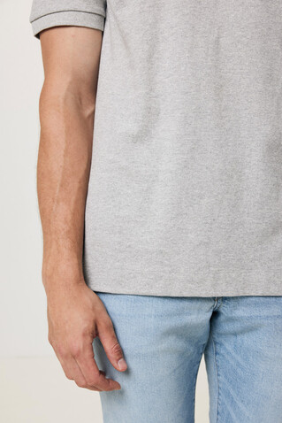 IQONIQ Yosemite Piqué-Poloshirt aus recycelter Baumwolle heather grey bedrucken, Art.-Nr. T9200.013.XXXL IQONIQ Yosemite Piqué-Poloshirt aus recycelter Baumwolle heather grey bedrucken, Art.-Nr. T9200.013.XXXL